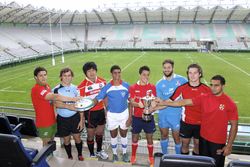 IRB Junior World Rugby Trophy Captains Photocall 2013