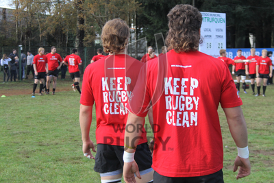 IRB Junior World Rugby Trophy Keep Rugby Clean Campaign 2013