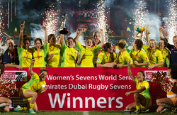 Australia celebrate their win of the WSWS Dubai 2013